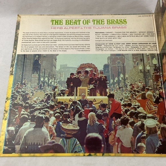 The Beat Of The Brass Herp Alpert & The Tijuana Brass Vinyl Record LP - Picture 4 of 8